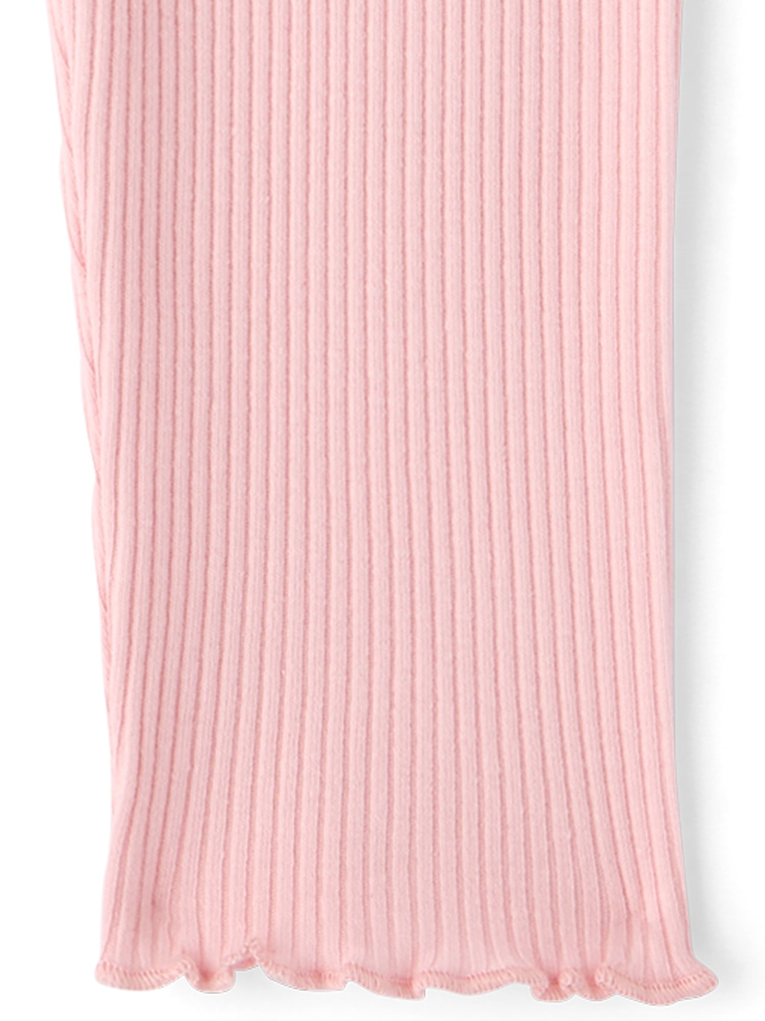 The Children's Place Baby And Toddler Girls Ribbed Lettuce Leggings, Sizes 6M-5T