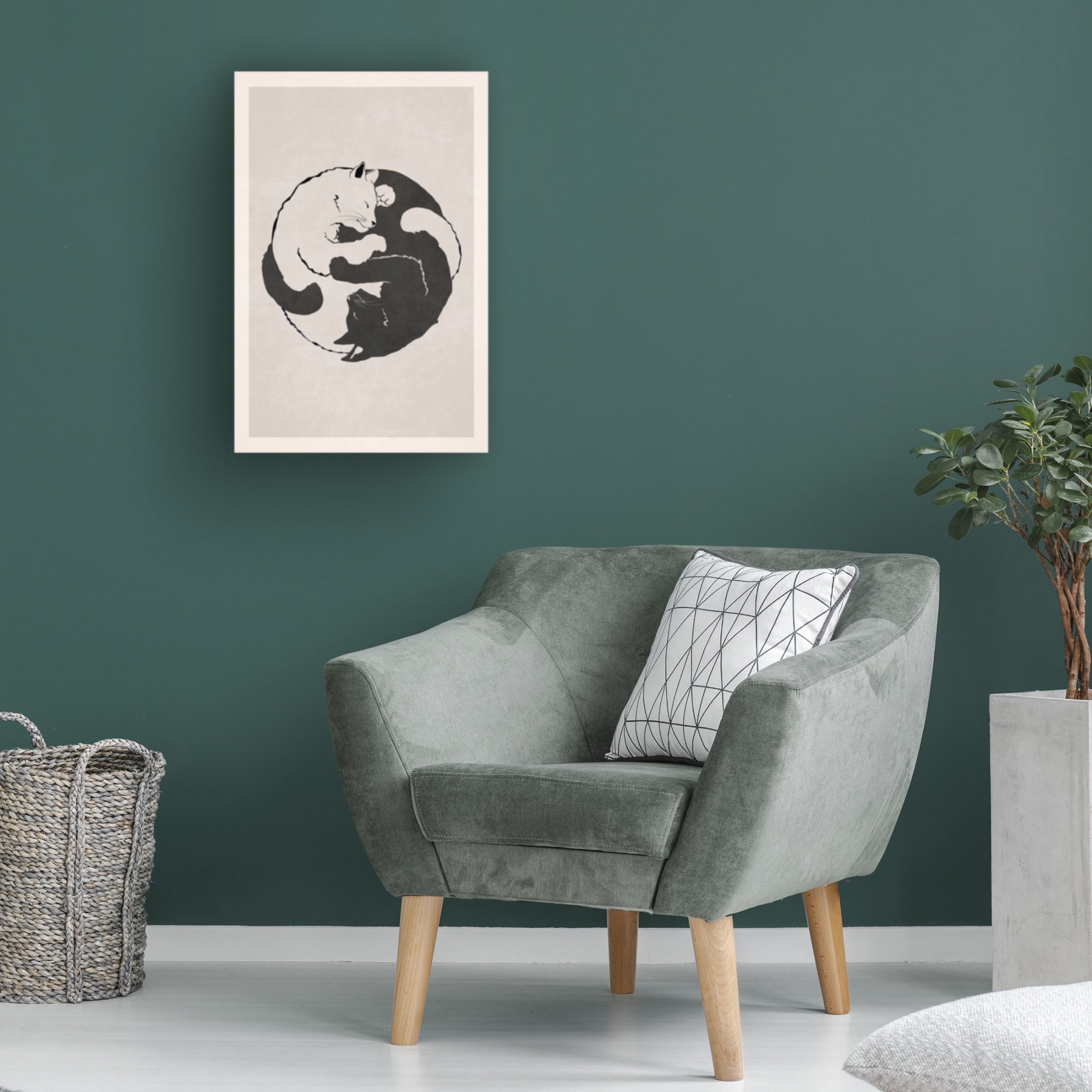 Trademark Fine Art Emel Tunaboylu Rectangle 3 Canvas Wall Art