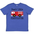 thumbnail image 3 of Inktastic Papa's Little Firefighter Youth T-Shirt, 3 of 5