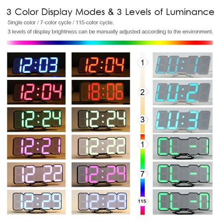 Rgb Led Clock Rgb Led Clock