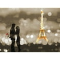 thumbnail image 2 of Loumer, Dianne  24x19 White Modern Wood Framed Museum Art Print Titled - A Date in Paris (BW), 2 of 4