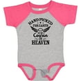 thumbnail image 3 of Inktastic Handpicked for Earth by My Cousin in Heaven with Angel Wings Boys or Girls Baby Bodysuit, 3 of 5