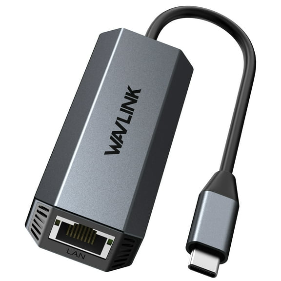 WAVLINK USB C to Ethernet Adapter 5Gbps, Driver-free RJ45 Gigabit LAN Ethernet Network Adapter for Laptops, Computers and More, Thunderbolt 5/4/3 Compatible, for MacBook Pro/Air, iPad Pro, Dell XPS