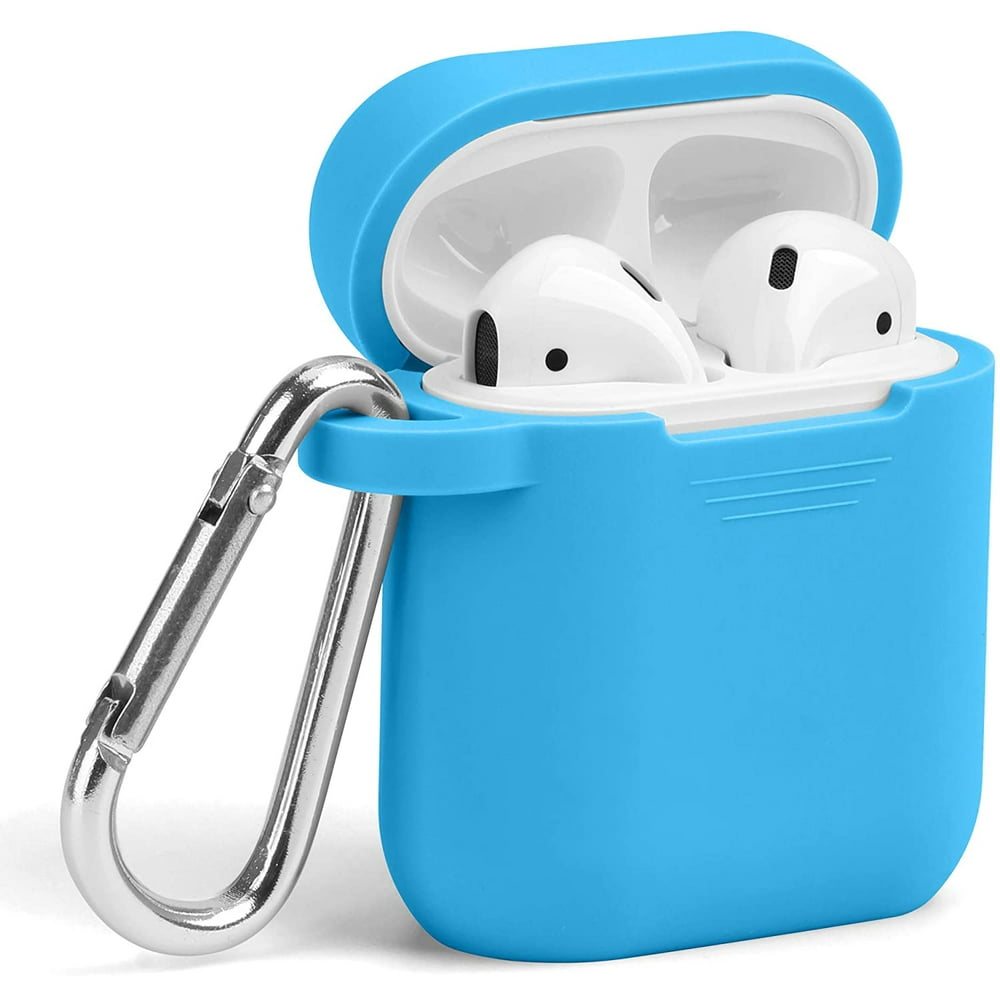 AirPods Case [Front LED Visible], GMYLE Silicone Protective Shockproof