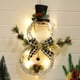 thumbnail image 3 of Guirnalda de luces LED de Navidad, decoración de ventana de puerta de vacaciones de Navidad, hogar, Hotel, oficina, comedor, Bar, adorno Kits de decoración para fiestas Tela escocesa blanca negra Bewildely HA069819-02B, 3 of 6