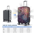 thumbnail image 4 of Hirioo Fireworks2 for Elasticity Suitcase Cover (No luggage Included) Durable Luggage Protector Fits 18-32 Inch Luggage-X-Large, 4 of 7