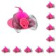 thumbnail image 1 of Methold Sombreros de copa de pollo divertidos universales, Mini gorras con dobladillo, decoración puesta en escena, accesorio, disfraz de Rosa roja 10Conjunto, 1 of 6
