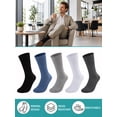 thumbnail image 7 of LITERRA 30 Pairs Mens Crew Socks Lightweight Long Socks Athletic Breathable Socks for Men, 7 of 7