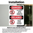 thumbnail image 3 of (2 Pack) Non-Potable Water No Drinking Bilingual OSHA Danger Sign, 3 of 7