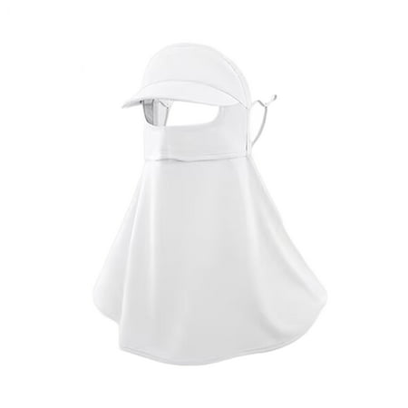 Leadrop Sunscreen Face Guard with UPF50+ Sun Protection Lightweight Ice Silk Sun Hat 360 Degree Full Coverage Neck Gaiter