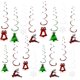thumbnail image 1 of Decoraciones navideñas en forma de remolino, campana de árbol, reno, copo de nieve, decoraciones navideñas para el techo, suministros para fiestas navideñas en el país de las marav, 1 of 5