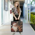 thumbnail image 3 of 3 Ring Zipper Binder with Shoulder Strap Waterproof Trapper Keeper 2 Inch D-Ring 500 Sheets Capacity Christmas Santa Claus and Deer, 3 of 7