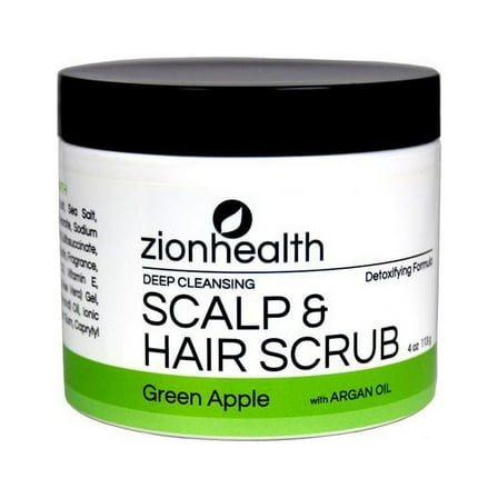 Deep Cleansing Scalp & Hair Scrub Green Apple with Sea Salt