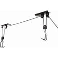 thumbnail image 1 of czcpp-Bike Hoist Bicycle Lift for Garage Ceiling Storage, Heavy Duty Mountain Bicycle Hanging Rack with 3 Pulley and 45 ft Adjustable Rope | 100 lb Capacity, 1 of 4