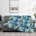 thumbnail image 2 of Fotbe Hawaiian Style Manta de Franela con Estampado, Manta Ultrasuave para Cama, Sofá, Auto, Hipoalergénica y Antibolitas-60"x50", 2 of 6