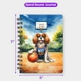 thumbnail image 5 of Happy Father's Day Cavalier King Charles Spaniel Playing Basketball with Best Dad Jersey Spiral Bound Journal Dog Lover Gifts 5x7in Spiral Notebook - 13006, 5 of 5