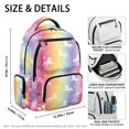 thumbnail image 5 of FUIALDOLG Rainbow Horse Waterproof School Bookbags for Travel Hiking, Adjustable Straps Lightweight Polyester Toddler Bookbag, 5 of 10