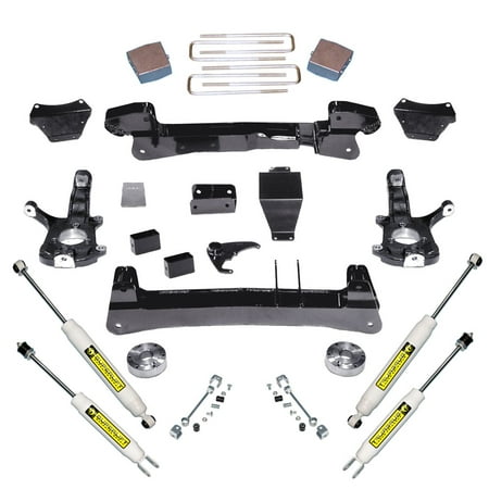 SuperLift 6 inch Lift Kit - 1999-2006 Chevy Silverado and GMC Sierra 1500 4WD - Knuckle Kit with Superide (Best 6 Inch Lift For Silverado)