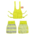 thumbnail image 2 of Industrial Premium High Visibility Fluorescent Reflective ANSI Class 2 Safety Vest One Size Fits All, 2 of 2