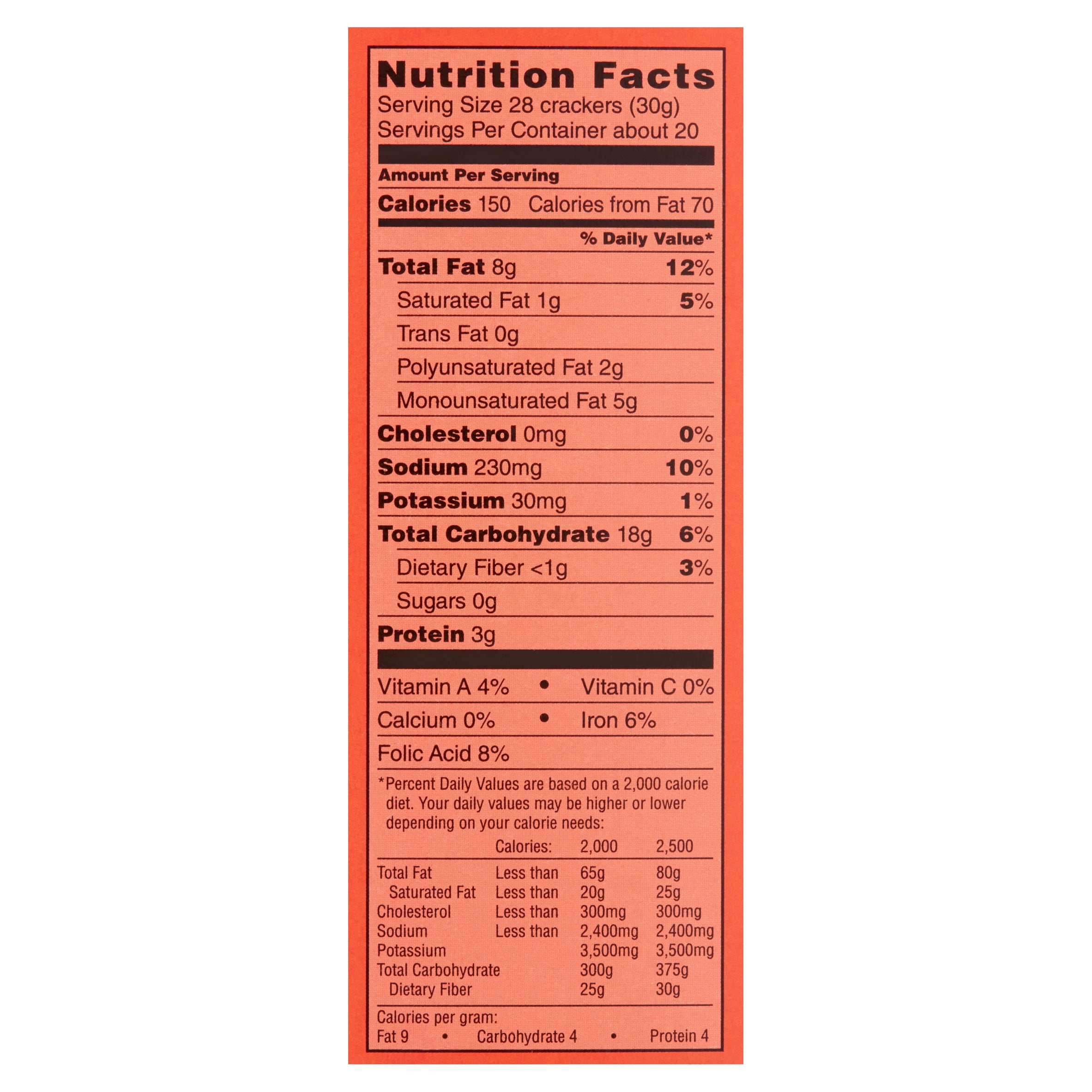 Great Value Cheddar Cheese Baked Snack Crackers, 21 Oz.