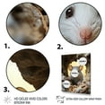 thumbnail image 3 of Designart "Portrait of a Cute White Rodent" Animals Canvas Art Print, 3 of 5