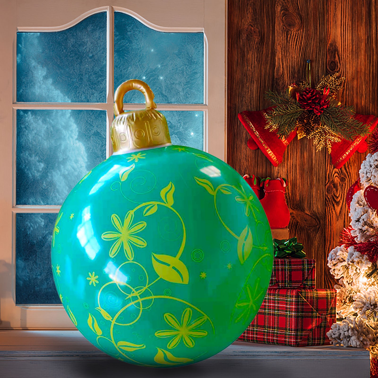 Boules De Noël Géantes Gonflables Pour L'extérieur Et L'intérieur - Décoration De Jardin, Maison, Bureau - Facile à Installer Et à Ranger