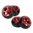 thumbnail image 1 of RC Car Tires And Rims, 4Pcs 1/28 Scale RC Car Tires And Rims    For K989 Red,Blue,Gold,, 1 of 8