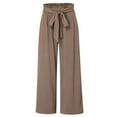 thumbnail image 4 of LADIGASU Girls Pants Casual Smocked High Waist Pant Loose Wide Leg Long Trousers 4-14 Years, 4 of 8