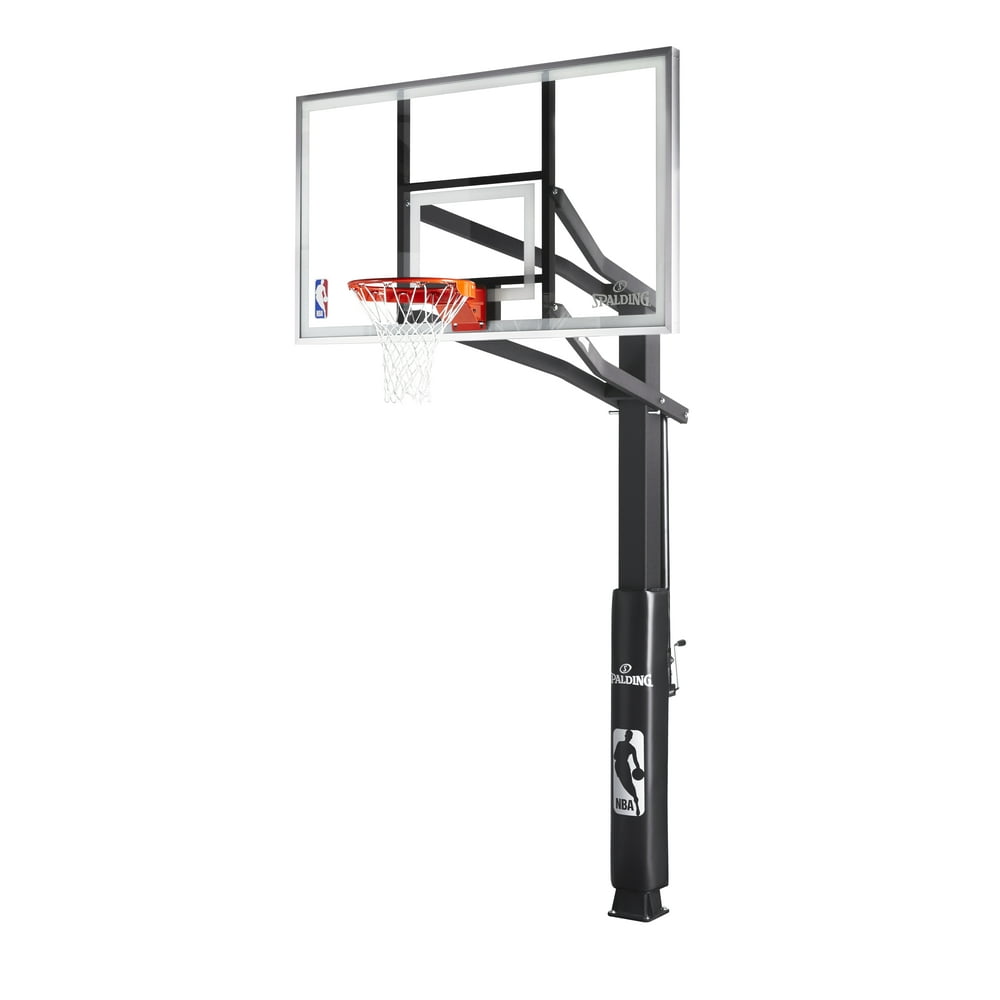 Spalding 72" Glass InGround Basketball Hoop