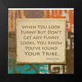 thumbnail image 2 of Saunders, Alonzo 15x15 Black Modern Framed Museum Art Print Titled - Tribe III, 2 of 5