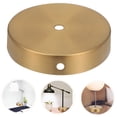 thumbnail image 4 of Miangastore Table Lamp Base Round Iron Table Lamp Base Diy Metal Lamp Base Light Parts Stand, 4 of 9