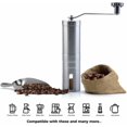 thumbnail image 1 of Manual Coffee Grinder, Manual Coffee Grinder Made Of Stainless Steel With Conical Ceramic Grinder, Espresso Grinder, Precise Grinding Degree Setting, Infinitely Variable, Portable Coffee Grinder, 1 of 6