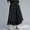 Black, variant on Wide Leg Pants Flowy Pants Cotton Linen Culottes Travel Pants Wide Leg Pants Solid Color Cropped Pants Skirt Pants Dress Pants Sweatpants Travel Pants Sweatpants Exercise Pants Black A