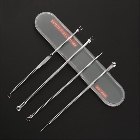Pompotops Beauty Products Clearance,Women Beauty Gifts,4PCS Blackhead Removal Tool Nose Facial Cleaning Tool