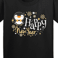 thumbnail image 4 of Inktastic Happy New Year with Cute Penguin Youth T-Shirt, 4 of 5