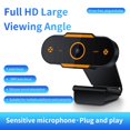 GoldHub High Definition USB cam Live Streaming Camera with Mic for