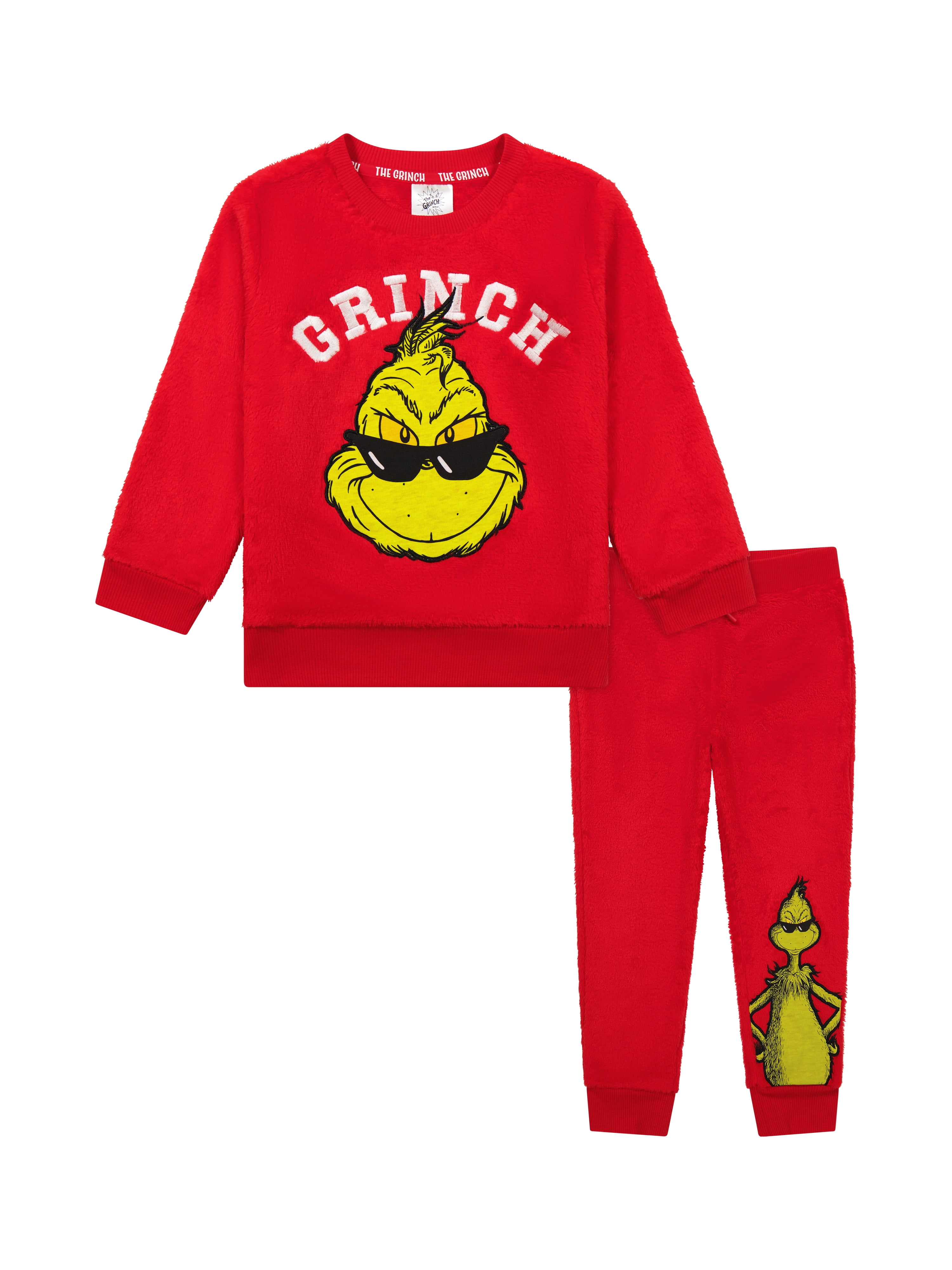Dr. Seuss The Grinch Toddler Printed Sweatshirt and Jogger