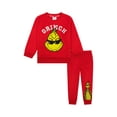 thumbnail image 2 of The Grinch Toddler Long Sleeve Sweatshirt and Jogger Set, Sizes 2T-5T, 2 of 6