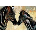 thumbnail image 2 of Allen, Kimberly 18x13 White Modern Wood Framed Museum Art Print Titled - Zebra Love, 2 of 4