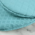 thumbnail image 4 of KitchenAid Asteroid Mini Oven Mitt Set, Mineral Water Aqua/White, 5.5"x8", Set of 2, 4 of 6