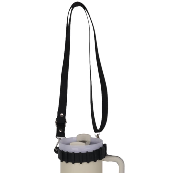 Water Bottle Lanyard Strap Traveling Camping Riding Water Bottle Silicone Handle Sling Carrier Holder Fits 40Oz