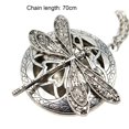 thumbnail image 6 of ievspot 1 Pcs Vintage Necklace Retro Dragonfly Pendant Long Necklace Handmade Boho Jewelry for Women Daily Wear Gifting, 6 of 8