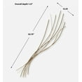 thumbnail image 3 of Uttermost Frequencies Metal Wall Decor in Silver, 3 of 8