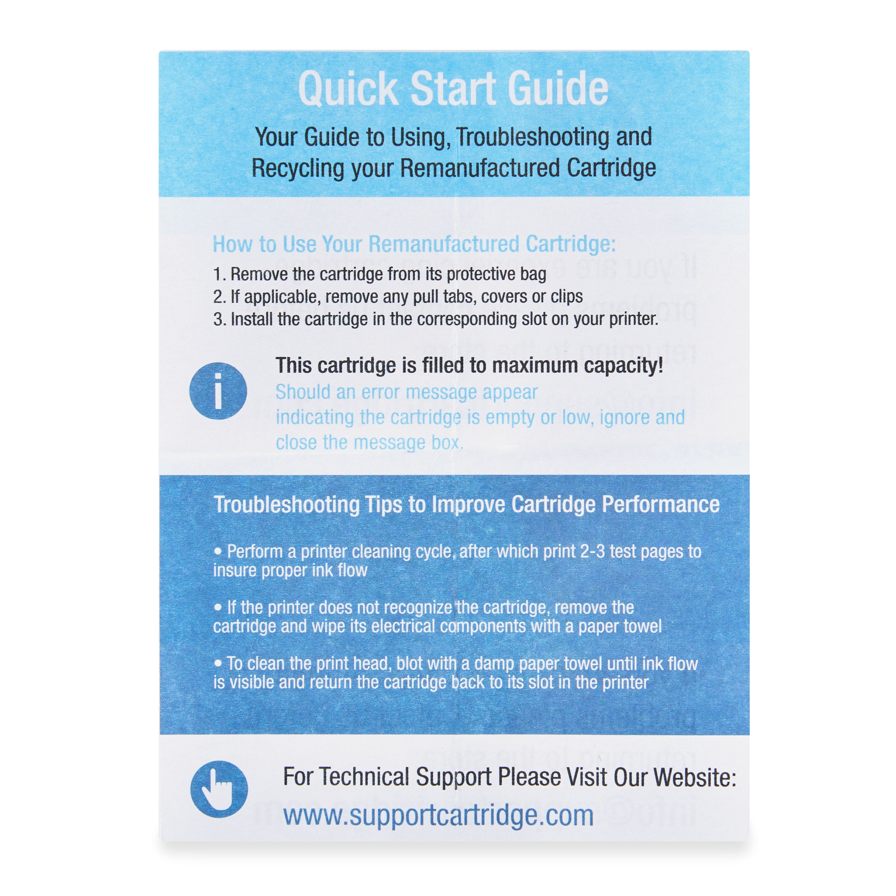 onn. Remanufactured 63XL HP Ink Cartridge, Black