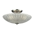thumbnail image 1 of 3- Light Semi-Flush In Satin Nickel, 1 of 2