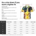 thumbnail image 5 of Lsque Pikmin Pattern Hawaiian Shirt for Men Unisex Summer Beach Casual Short Sleeve Cotton Linen Button Down Shirts-X-Large, 5 of 6