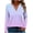 Blue, variant on Going Out Tops for Women Casual Long Sleeve Fall Graphic Tshirts V Neck Lounge Wear Loose Pullover Yellow, 3XL