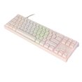 thumbnail image 1 of Fyydes Type C Keyboard,Mechanical Keyboard,Mechanical Keyboard 71 Keys Blue Switch RGB Backlight Side Light Strip Type C Gaming Keyboard for Gaming, 1 of 8