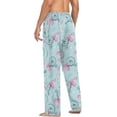 thumbnail image 6 of HPINK-T Pink Flamingo Pajama Pants Mens Lounge Pants Lightweight Men Pajama Bottoms with Drawstring & Pockets, 6 of 13