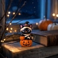 thumbnail image 2 of TACILIP Home Decor, 1PC Halloween Witch Figurines With Pumpkin Resin Skeleton Owl Statue Mini Tabletop Fall Decor Ornaments For Party Home Shelf Mantel Dec, Holiday Gifts, 2 of 8
